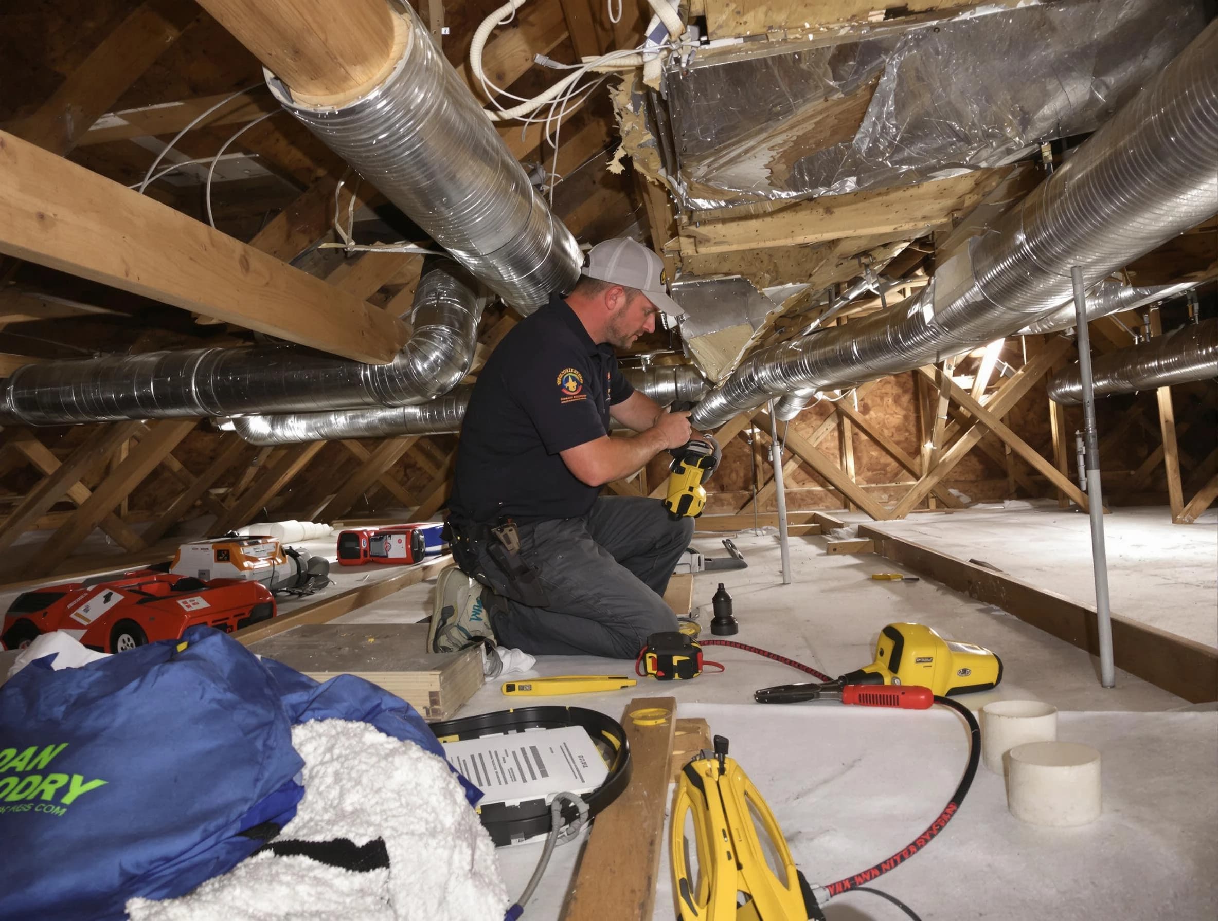 Professional air duct repair by Tuckahoe Air Duct Cleaning in Tuckahoe
