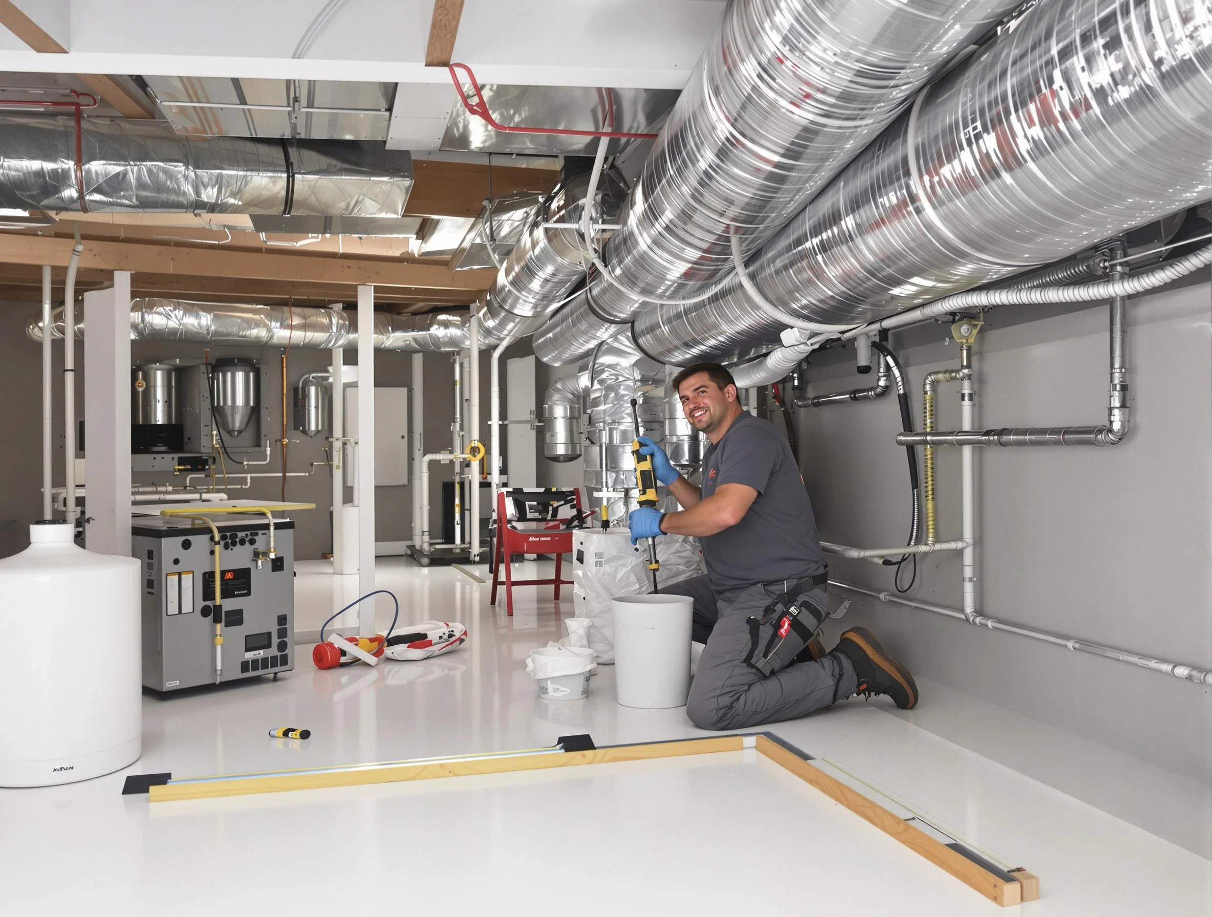 Professional duct sealing service by Tuckahoe Air Duct Cleaning in Tuckahoe