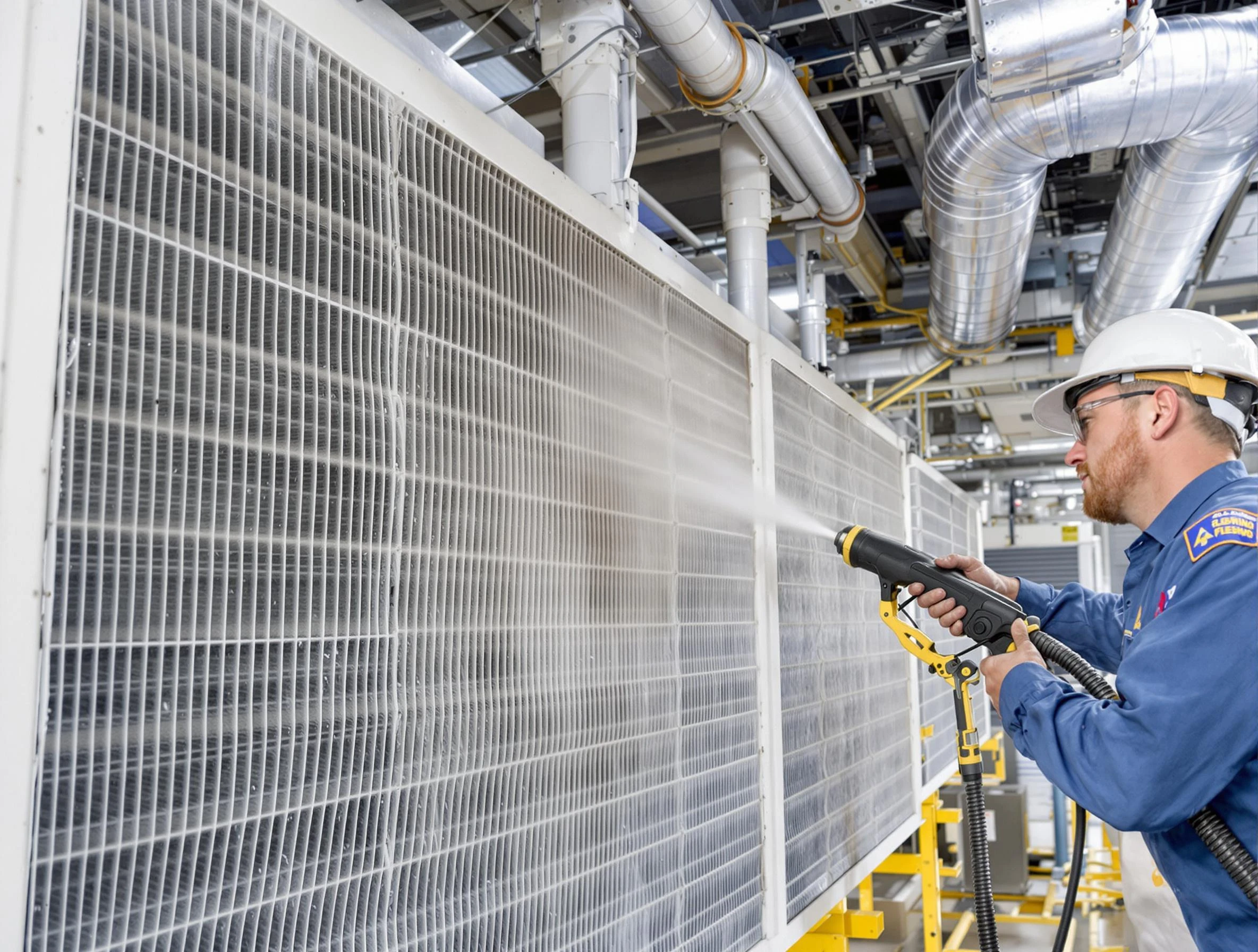 Professional commercial coil cleaning by Tuckahoe Air Duct Cleaning in Tuckahoe