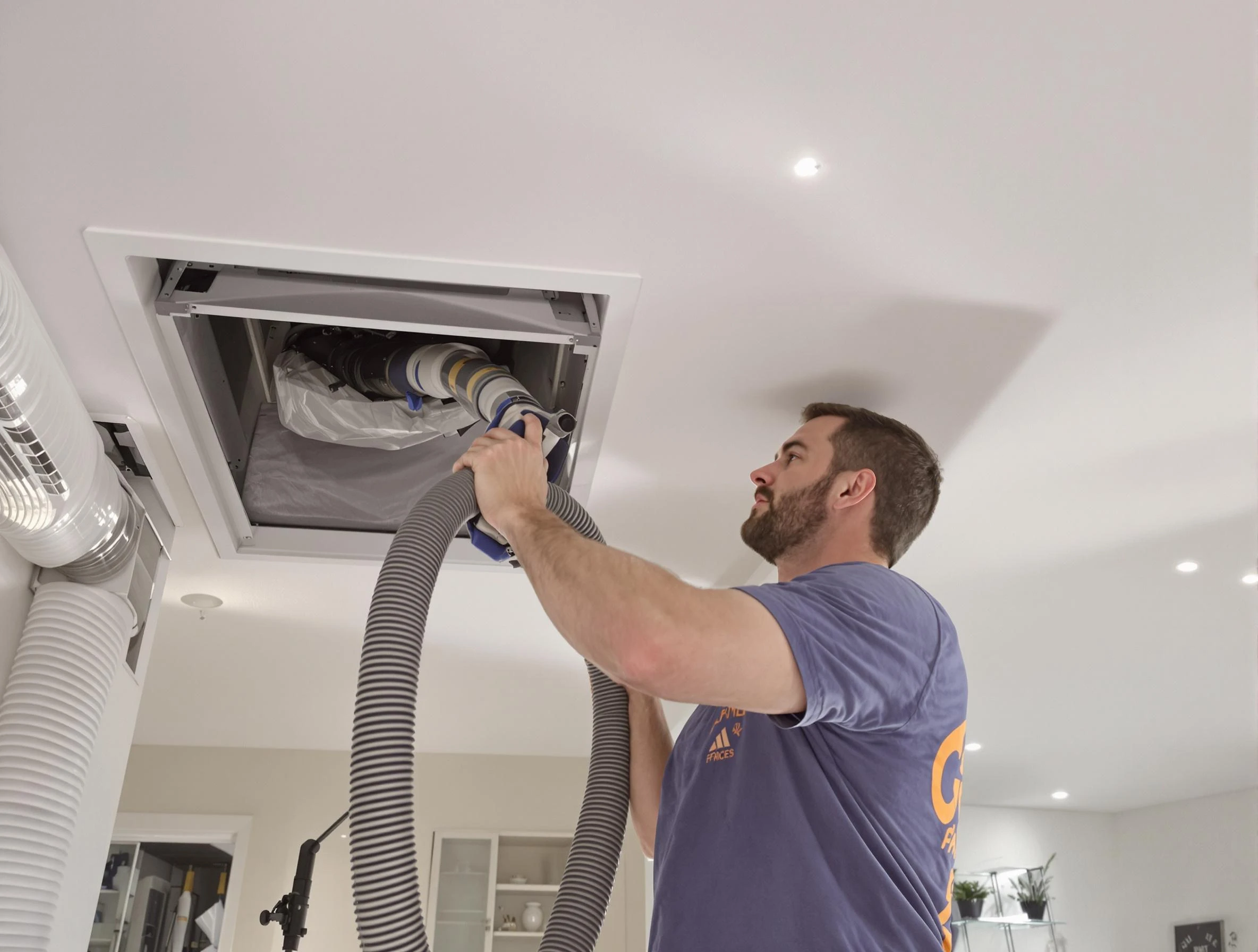 Precision indoor duct cleaning by Tuckahoe Air Duct Cleaning in Tuckahoe